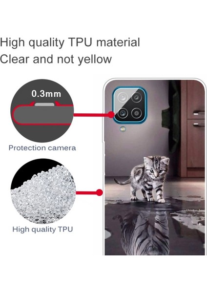 Tpu Samsung Galaxy A12 Için Telefon Kılıfı - Çok Renkli (Yurt Dışından) fiyatları