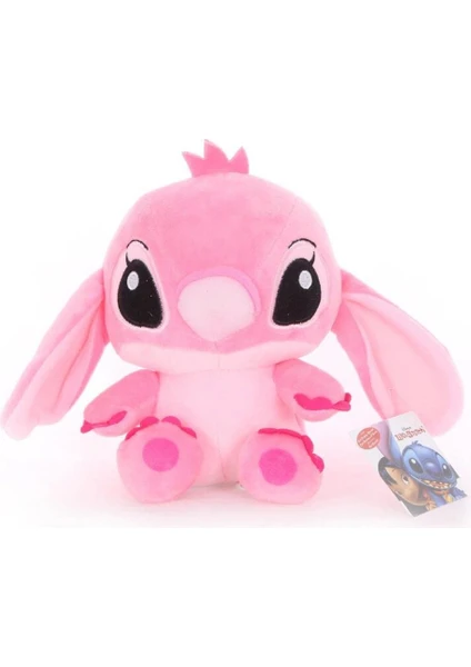 Disney Lilo And Stitch 20 cm Sevimli Peluş Oyuncak Pembe