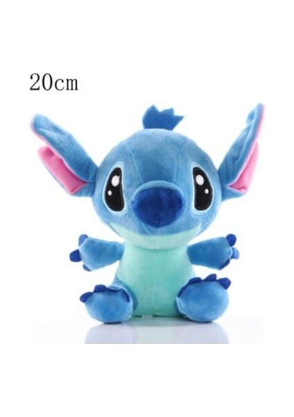 Disney Lilo And Stitch 20 cm Sevimli Peluş Oyuncak Mavi