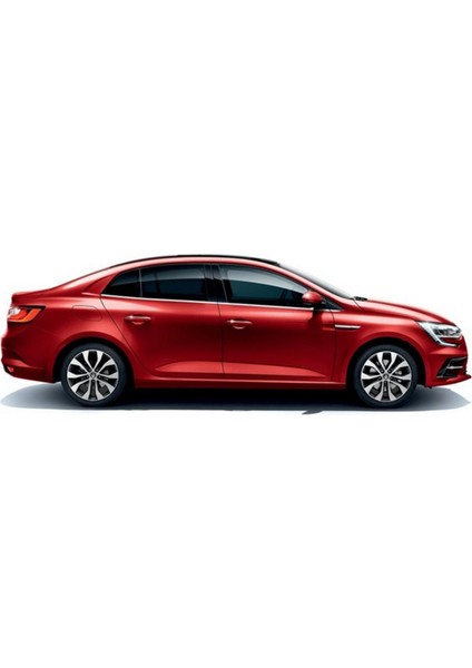 Renault Megane 4 Sedan Krom Cam Çıtası 6prç. 2016 ve Üzeri P.çelik