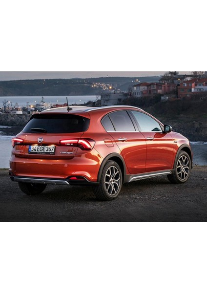 Fiat Egea Cross Krom Cam Çıtası 4 Parça 2020 ve Üzeri