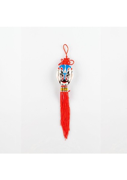 Feng Shui Düğüm Maske Mavi Çin Şans Duvar Süsü
