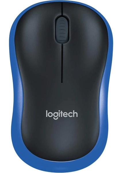 M185 USB Alıcılı Kompakt Kablosuz Mouse - Mavi Siyah