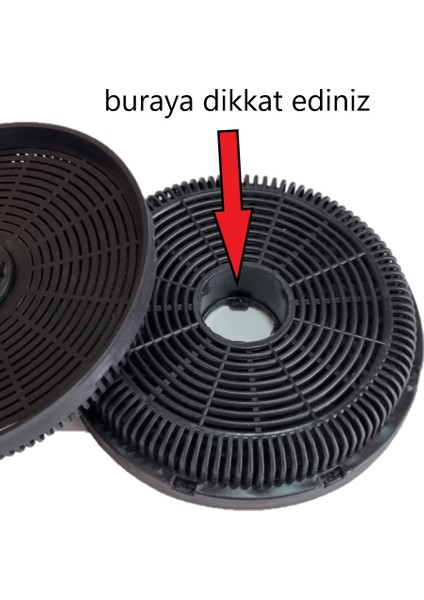 luxell,kumtel, Da6 , Vinola 4 Tırnak Karbon Filtre Seti