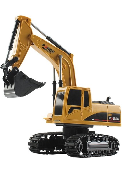 Rc Kamyonlar Mini Uzaktan Kumanda Buldozer 1:24 5Ch Plastik Mühendisliği Araba Damperli Kamyon Vinç Ekskavatör Elektrikli Araç Oyuncaklar Hediye | Rc Kamyon (Sarı) (Yurt Dışından)