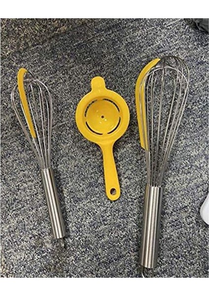 Paslanmaz Çelik Balon Tel Çırpma Teliği Silikon Spatula, Yumurta Çırpma Teliği Çırpma Döşemesi, Çırpma Yapması Için, Çırpma | Yumurta Çırpıcı (Yurt Dışından)