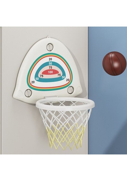 Kapalı Mini Duvara Monte Topu Net Çocuklar Çocuklar Için Oynayan Basketbol Oyunu | Basketbollar (Yurt Dışından)