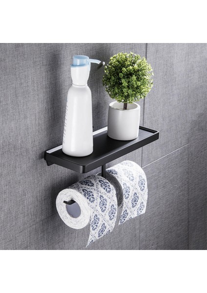 Tuvalet Rulo Tutucu Raf Doku Tutucu Dağıtıcı Banyo Için Banyo Duş Raf Mutfak Için | Kağıt Tutucular (Yurt Dışından)