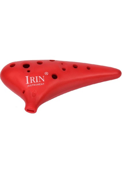 Ocarina 12 Buracos C Anahtar Ocarina 12 Delik Ocarina Flüt Orff Aletleri Çocuklar Için Müzik Aletleri | Ocarina (Kırmızı) (Yurt Dışından)