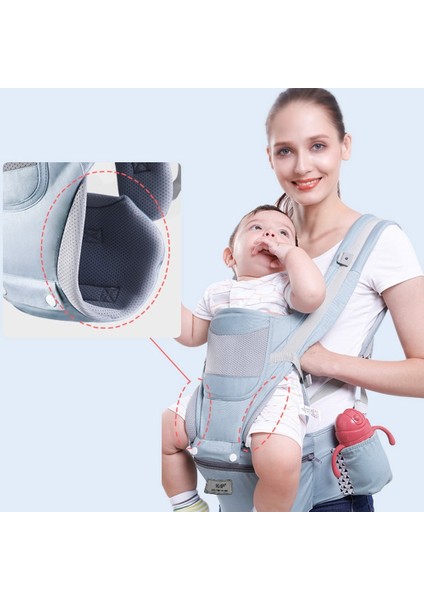 Ergonomik Ön Kaplama Bebek Taşıyıcı Bebek Bebek Hipseat Taşıyıcı Ön Yüzleşen Ergonomik Kanguru Bebek Wrap Sling Seyahat | Sırt Çantaları Ve Taşıyıcı (Yurt Dışından)