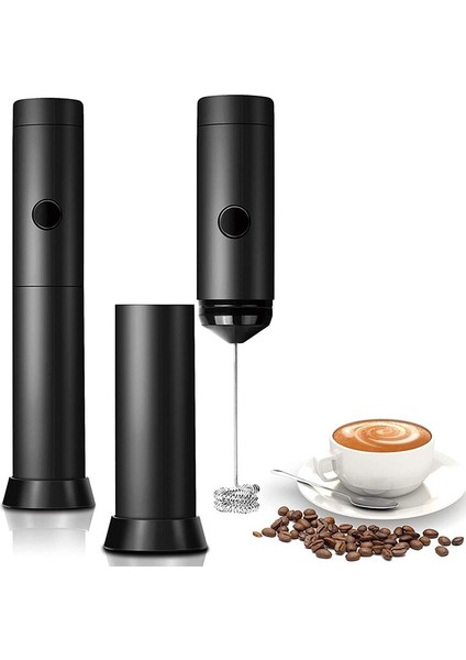 Elektrikli Süt Frother Çırpma Paslanmaz Çelik El Süt Foamer Yumurta Çırpıcı Mutfak Kahve Mikser Içecekler Blender Bar Mutfak Aletleri | Yumurta Çırpıcı (Yurt Dışından)
