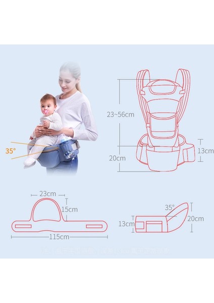 Ergonomik Ön Kaplama Bebek Taşıyıcı Bebek Bebek Hipseat Taşıyıcı Ön Yüzleşen Ergonomik Kanguru Bebek Wrap Sling Seyahat | Sırt Çantaları Ve Taşıyıcı (Yurt Dışından) modelleri