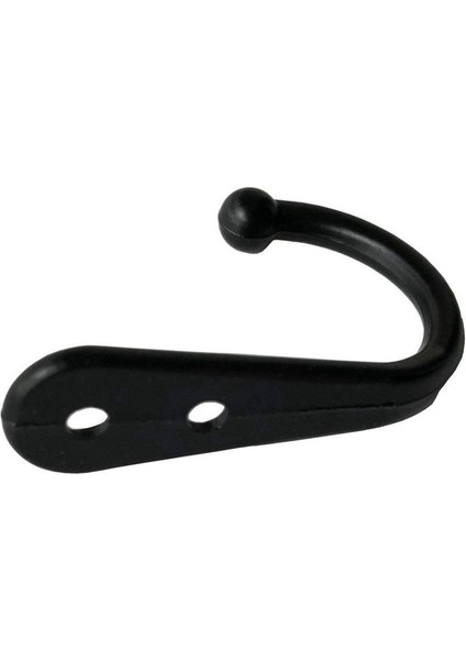 24 Parça Ceket Kanca Duvara Monte Robe Kanca Tek Ceket Askısı Yok Çizim Ve 50 Parça Vidalar Siyah | Robe Hooks (Yurt Dışından)
