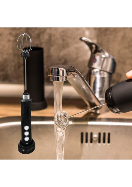 3 Hız Elektrikli Süt Frother Otomatik El Köpük Kahve Makinesi Yumurta Çırpıcı Süt Froother Taşınabilir Mutfak Kahve Çırpma Tolavatları | (Yurt Dışından)