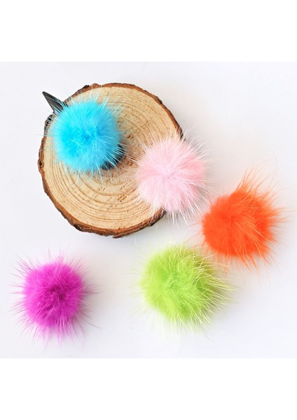 24 Adet Ayrılabilir Mıknatıs Topu Kabarık 3D Renkli 27 * 27Mm Kabarık Pom Pons Kiti Takı Manikür Aksesuarları Dıy Çiviler Pom Charms H * | Rhinestones Süslemeler (Yurt Dışından)