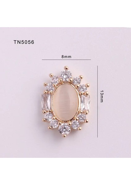 5 Adet Opal Oval Alaşım Zirkon Nail Art Dekorasyon Takı Rhinestones Dekor Çivi Aksesuarları Malzemeleri Süslemeleri Takılar | Rhinestones Süslemeler (Yurt Dışından) fiyatları