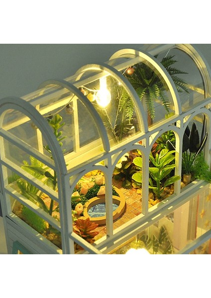 Çocuk Playhouse El Yapımı Monte Dıy Kabin Modeli Cottage 3D Bulmacalar Çocuklar Için Dıy Yapboz Beyin Oyunları Eğitici Oyuncaklar (Yurt Dışından)