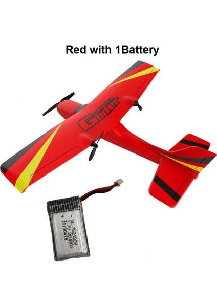 Rc Uçak Epp Köpük Planör Uçak Gyro 2.4G 2Ch Uzaktan Kumanda Wingspan 25 Dakika Uçuş Zaman Rc Uçaklar Oyuncak | Rc Uçaklar (Kırmızı) (Yurt Dışından)