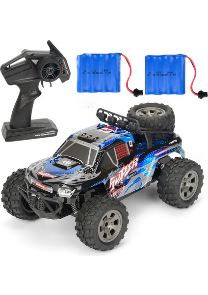 Paletli 1/18 2.4g 4ch 2WD Rc Oyuncak Araba -Mavi (Yurt Dışından)