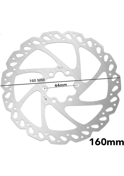 Hsgl Bisiklet Disk Fren Rotor 160 mm 6 Vidalı