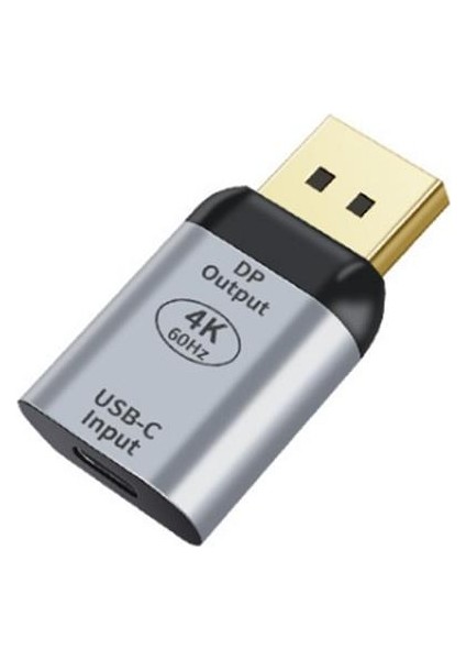 Polham Usb-C To Dp Dönüştürücü 60Hz Adaptör Type-C Arayüzü Dp Arayüze Çevirir.