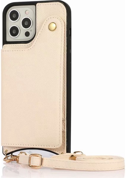 iPhone 11 (6,1 Inç) Için Çapraz Gövde Kart Yuvası Cüzdan Kılıfı (Yurt Dışından)