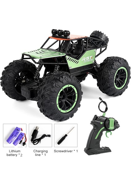 1:22 4WD 2.4ghz Off-Road Rc Oyuncak Araba- Yeşil (Yurt Dışından)