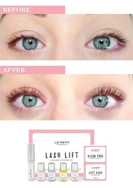 Le Petıt® Kirpik Lifting Seti, Lash Lift, Kaş & Kirpik Perma Seti (Tam)