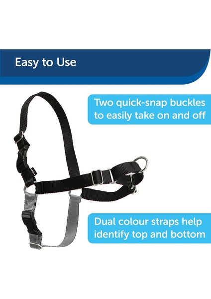 ™ Harness - Small Siyah Köpek Tasması