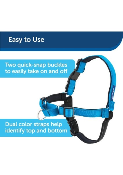 Deluxe Easy Walk™ Harness Mavi Köpek Göğüs Tasması - Large ( 66 - 91 cm)