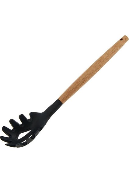 Bambu Saplı Silikon Makarna Tutacağı