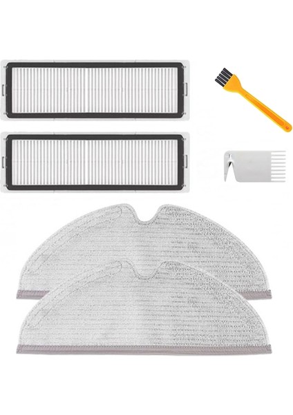 Hubsan Dreame F9 (Xiaomi Dreame F9) Uyumlu Clean More Platinum Set 23 (6 Parça Siyah Set)