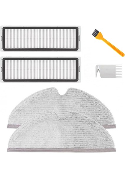 Hubsan Dreame F9 (Xiaomi Dreame F9) Uyumlu Clean More Platinum Set 23 (6 Parça Beyaz Set)