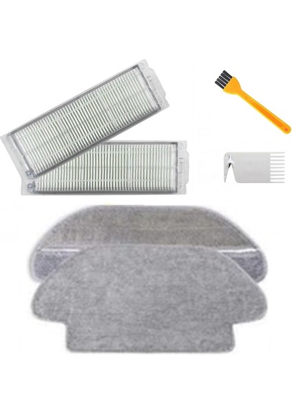 Hubsan Viomi V3 (Xiaomi Viomi V3) Uyumlu Clean More Platinum Set 23 (6 Parça Beyaz Set)