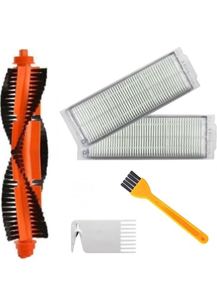 Hubsan Viomi V3 (Xiaomi Viomi V3) Uyumlu Clean More Platinum Set 13 (5 Parça Siyah Set)