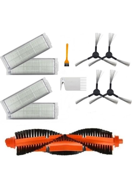Hubsan Viomi V3 (Xiaomi Viomi V3) Uyumlu Clean More Platinum Set 2 (11 Parça Siyah Set)