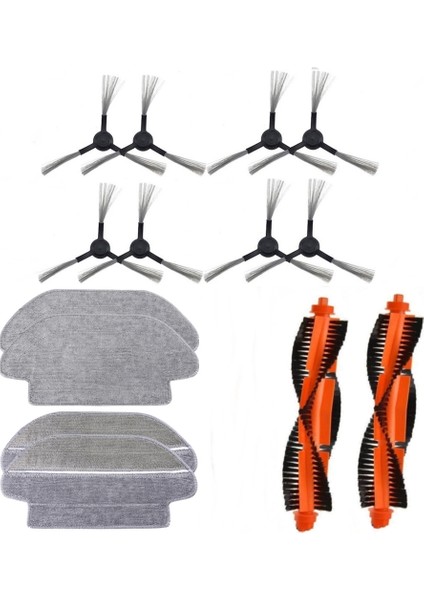Hubsan Viomi V3 (Xiaomi Viomi V3) Uyumlu Clean More Platinum Set 21 (14 Parça Siyah Set)