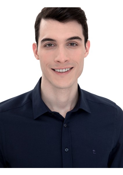 Erkek Lacivert Slim Fit Oxford Gömlek 50247117-VR033 fiyatları