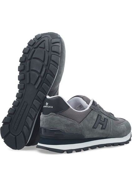 Peru Büyük Numara Erkek Sneaker Spor Ayakkabı Gri 19250 V1