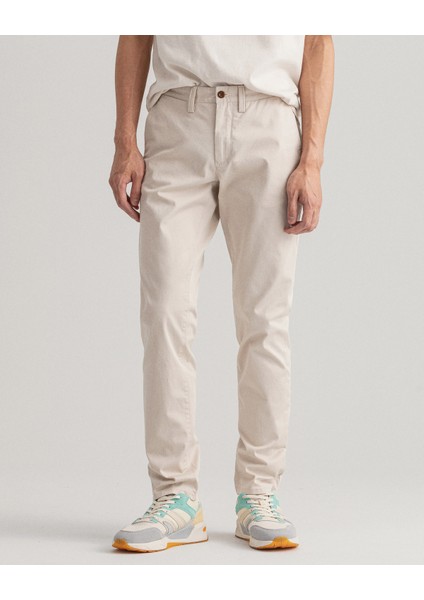 Hallden Erkek Bej Slim Fit Pantolon 1500038.34 fiyatları