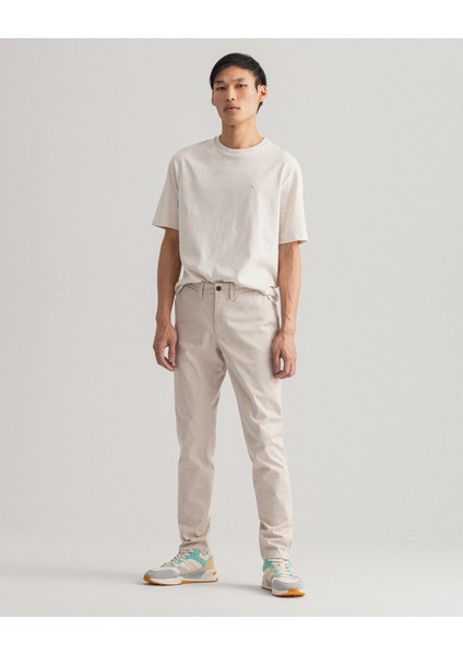 Hallden Erkek Bej Slim Fit Pantolon 1500038.34 fırsatları