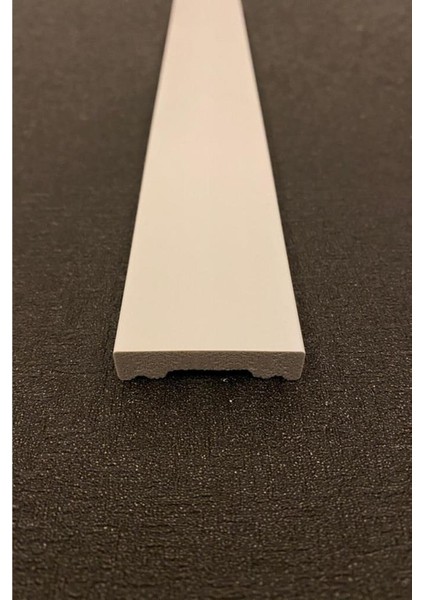 Boyanabilir Beyaz Düz Duvar Çıtası Dekoratif 4 cm x 240 cm
