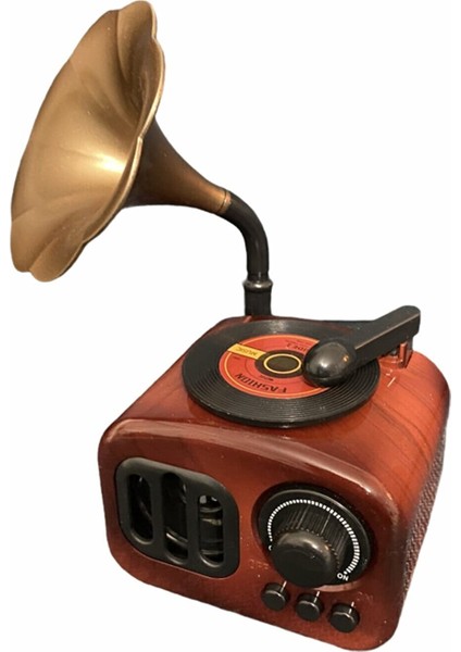 Kurmalı Gramafon Müzik Kutusu