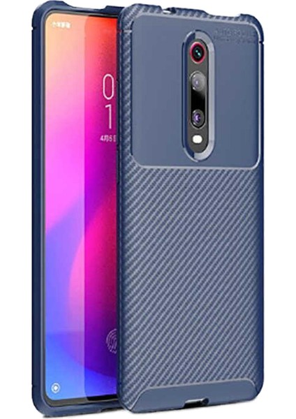 Xiaomi Redmi K20 Kılıf Silikon Karbon Fit Neg