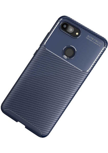 Xiaomi Mi 8 Lite Kılıf Silikon Karbon Fit Neg