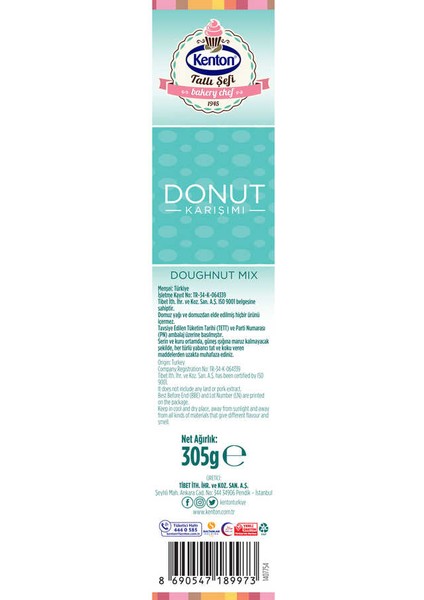 Tatlı Şefi Donut Karışımı 305 gr