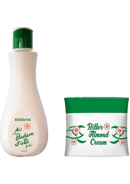 Acı Badem Kremi ve Süt 70ML+215ML 2li Set