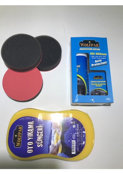 Süt Silikonu Pasta Cila Oto Yıkama Süngeri