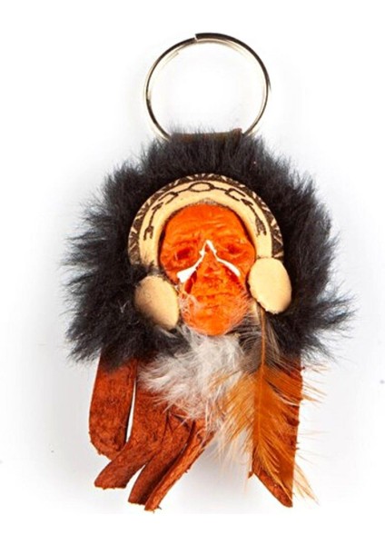 Kızılderili Maske Büyük Şef Anahtarlık No.1