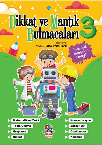 Dikkat ve Mantık Bulmacaları - 3 - Türkan Ada Kömürcü